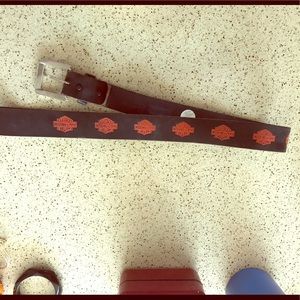 Harley Davidson genuine leather unisex belt